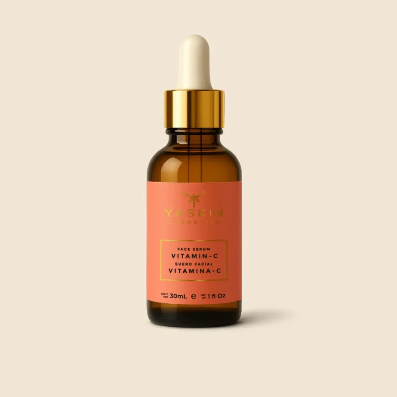 Serum de vitamina C Yaskin 30 ml, fórmula iluminadora y antioxidante.